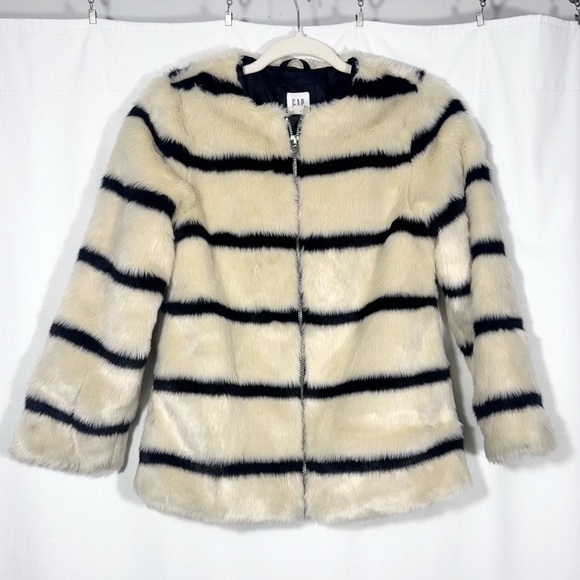 GAP Other - Gap Kids Faux Fur Zip Up Jacket
